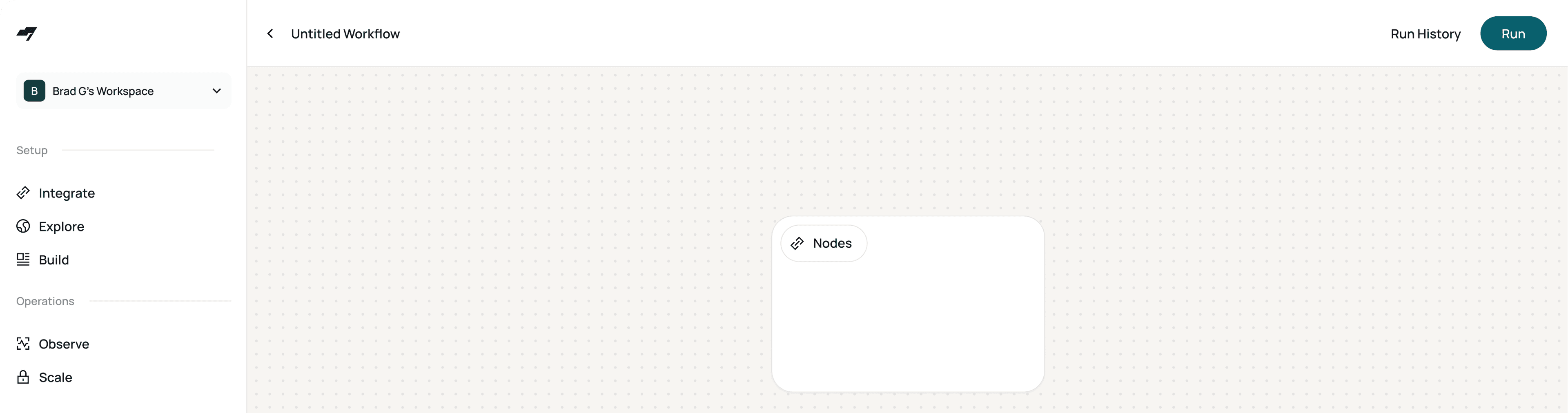 Altrina workflow builder